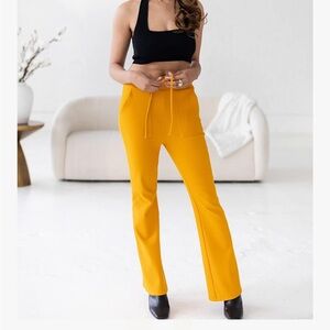 🚨Vibrant Mustard Boot Cut Pants